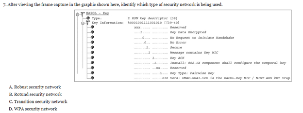A. Robust security network B. Rotund security network C. Transition security