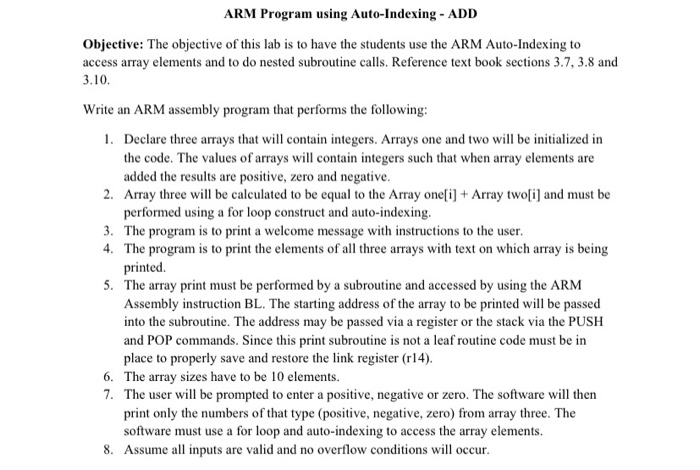  Not sure if this is what you need. ARM Program using