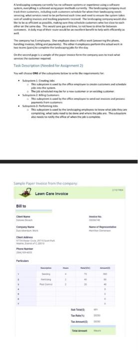 project plan for a problem described below. The requirements for this assignment