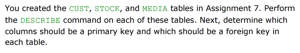 create table stock (stock_id numeric(10) not null, title varchar(80) not null,