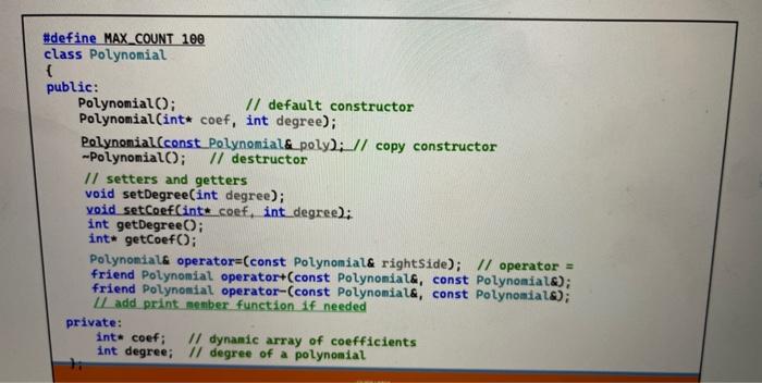 of a dynamic array. A.txt A=4x7+5x6+3x3+2x1+8x0 egree (7) 45328876310 Dynamic array B.txt