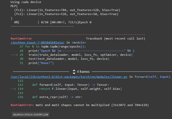 model. You will use the test set provided by PyTorch as the