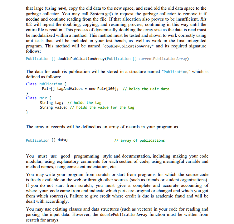 builds on Homework 1 by using important building blocks for Java programs-arrays,