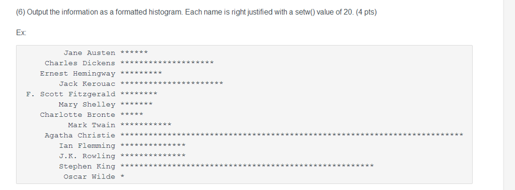 dataPoint; string title, header1, header2,s; cout getline(cin,title); cout cout getline(cin,header1); cout cout