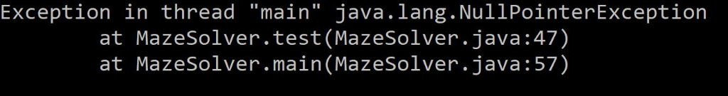 I'm always having nullpointer exception when i added the test method.but when