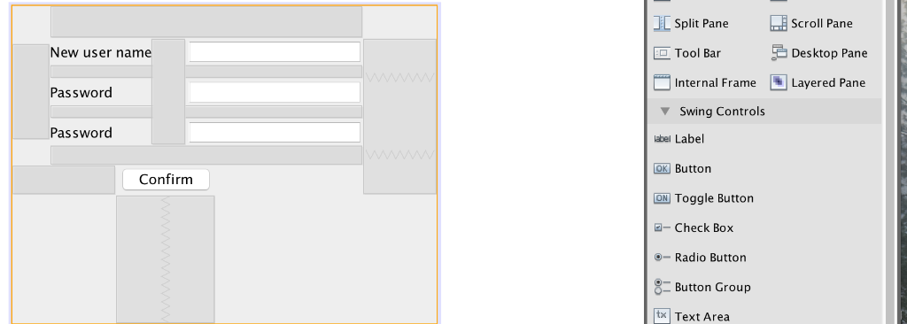 Using java netbeans JFrame, please help make the following sign up button