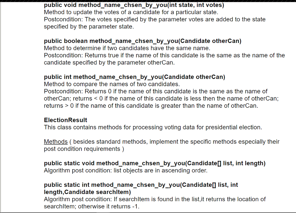 txt looks like this Design and implement a program processes voting data