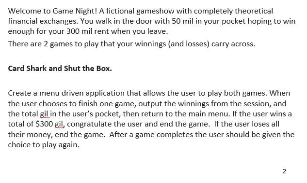 ALL I NEED IS HELP MAKING A FLOW CHART. THANKS! ALL I