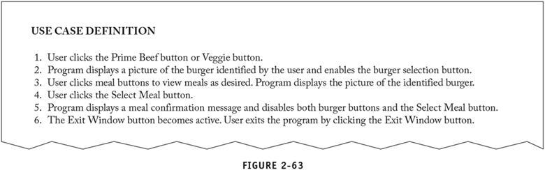 Thank you BURGER SPECIALS Create a Windows Form mock-up for the requirements