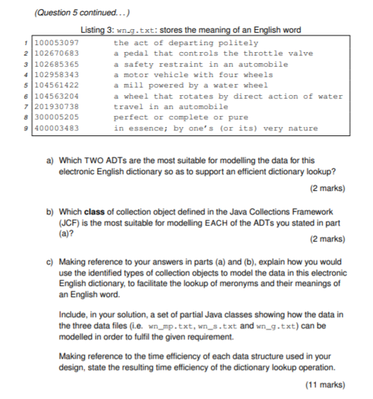 basic electronic English dictionary. A user of this application: typically searches for