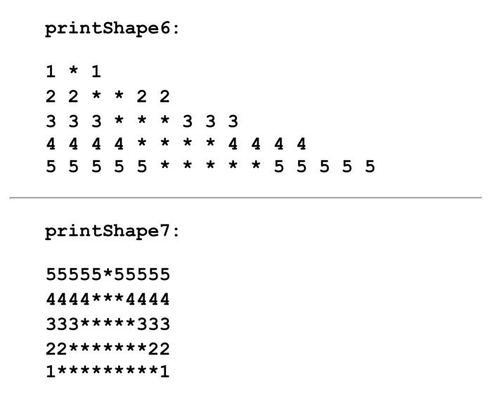  printShape 6: 1 * 1 2 2 * * 2 2