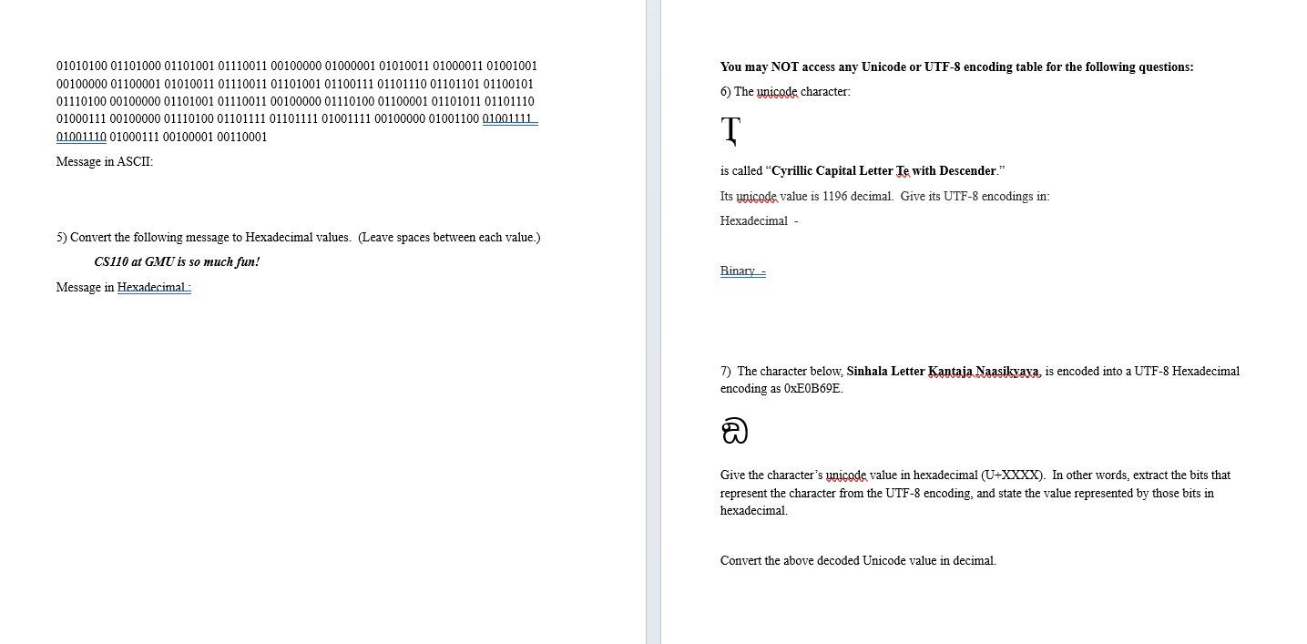 fundamental aspect of computer languages, bits. You will need to reference the