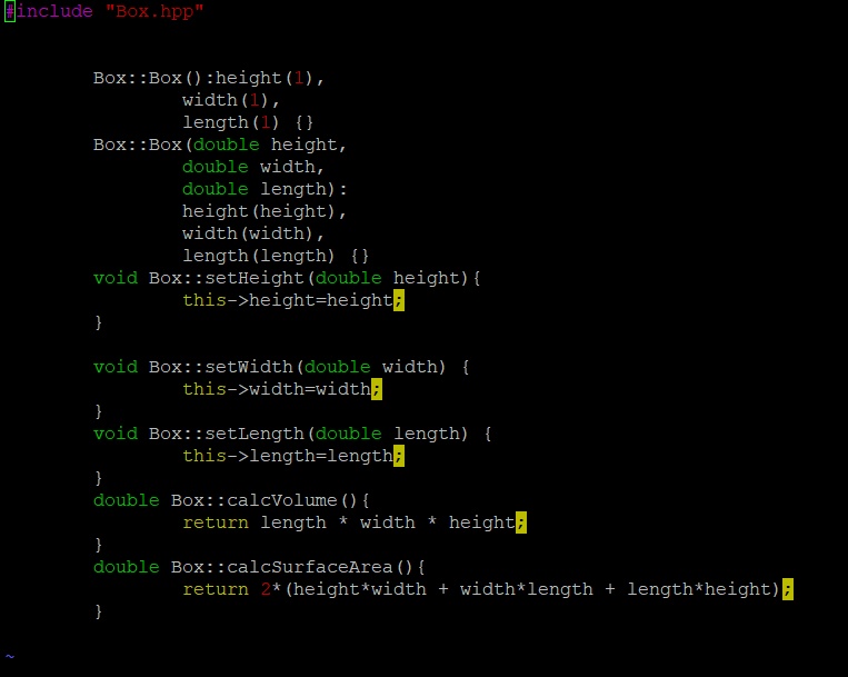 cpp and a hpp code, but I am getting this error in