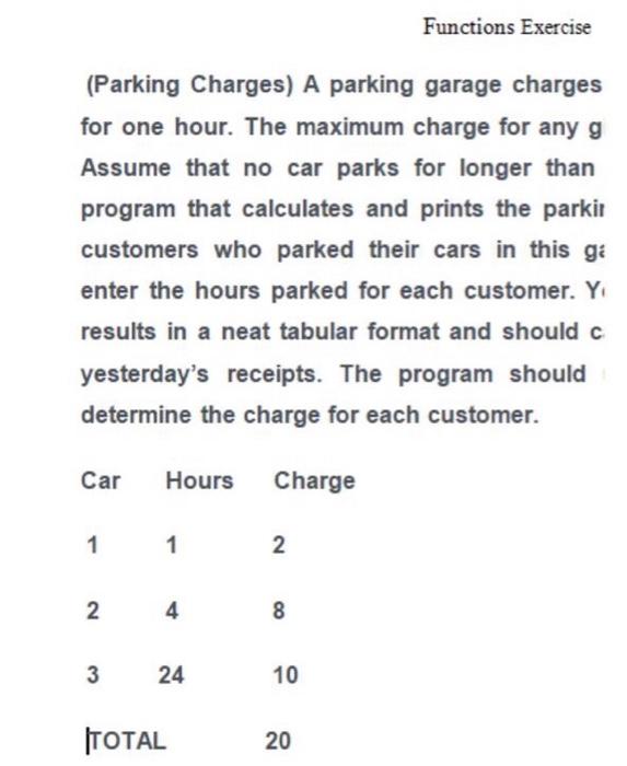 the results. 2. The program should use selection and loop structures. 3.