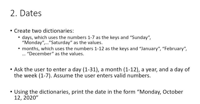 I want an easy code using python for this problem - Create