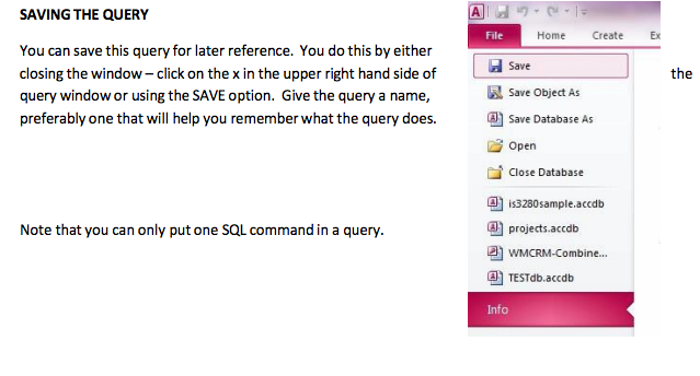 download this database from D2L. It is under the Sample Database Folders