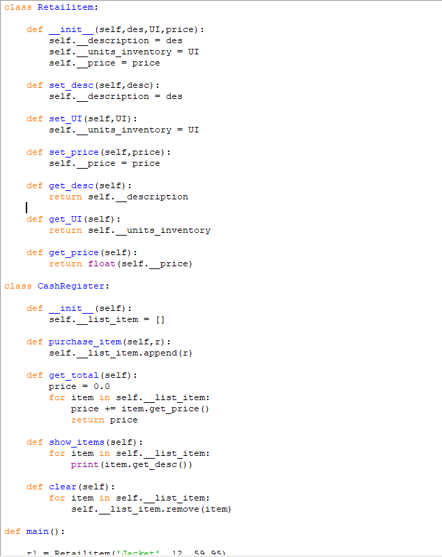 Writing a cash register program with python. The program is not adding