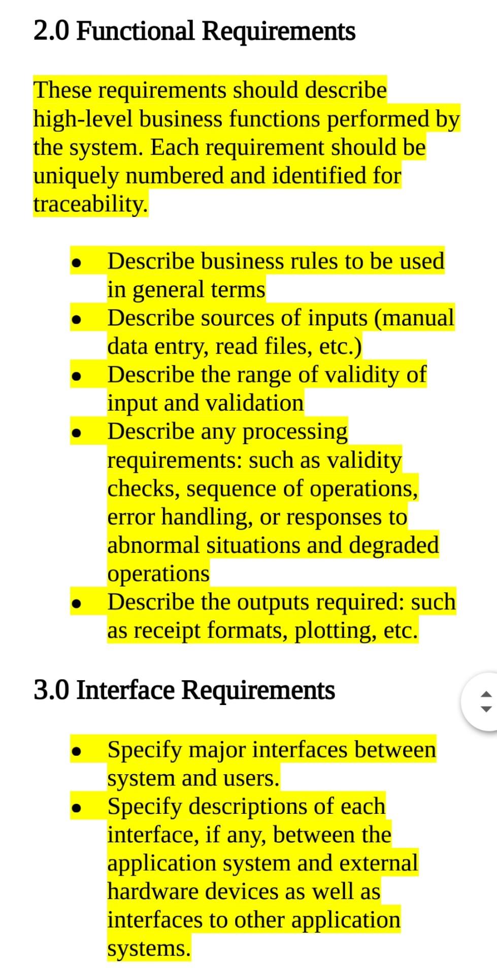 system. - Briefly describe the system's functions. - Explain how it will