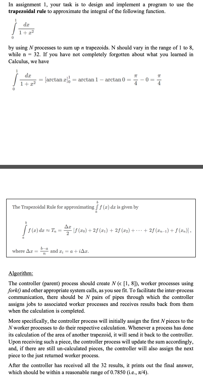 Please code this using C language and comment on each sections or