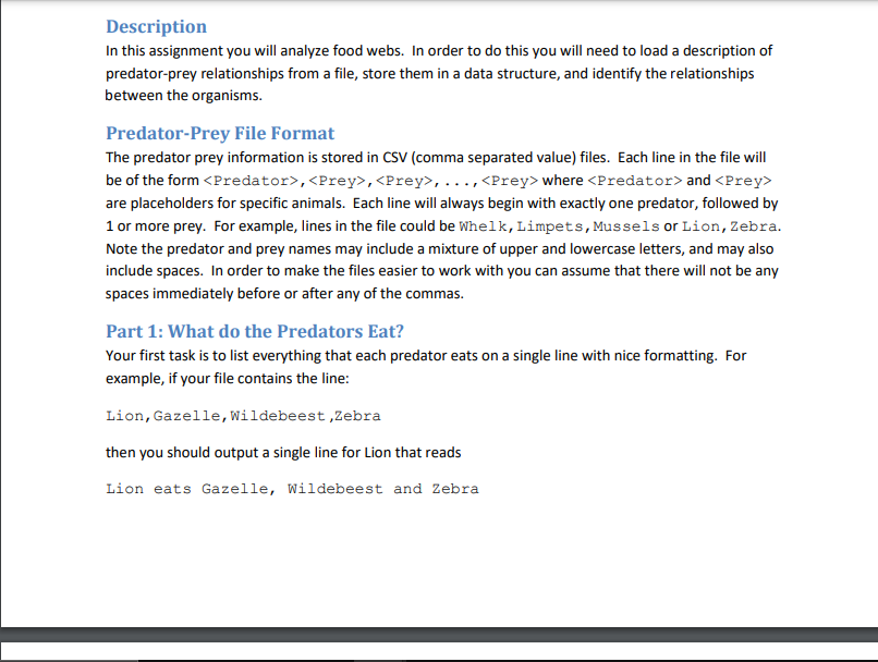 Please complete following problems in java, see below for required java file