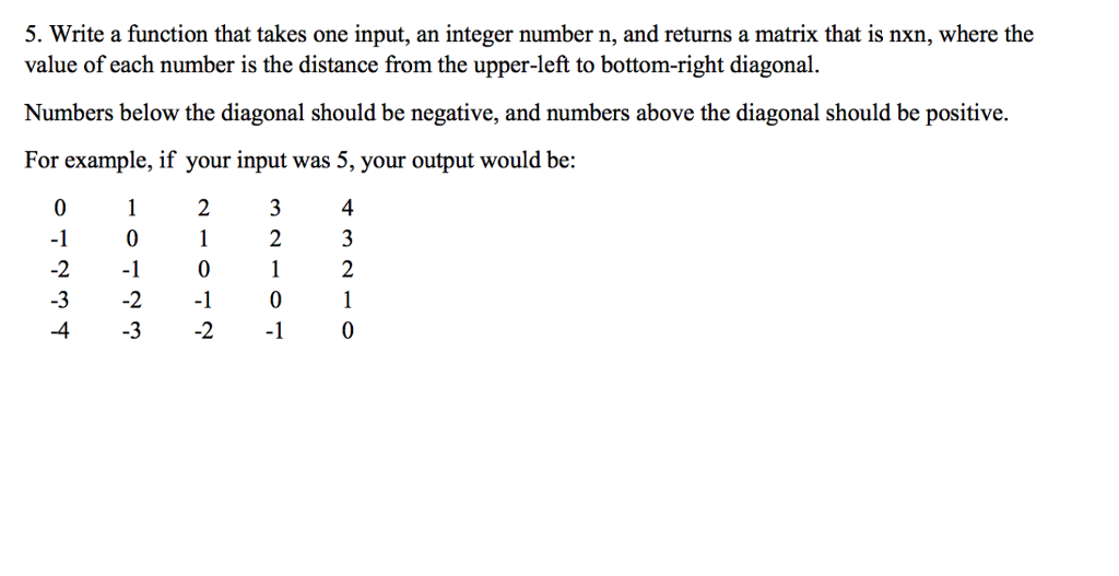  Write a function that takes one input, an integer number n,