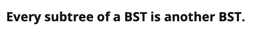 of any binary tree, the root is always visited last. Binary search