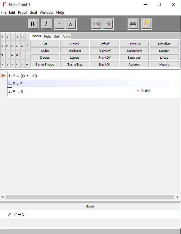 (Symbolic Logic - Language Proof and Logic) Give the proof F Fitch: