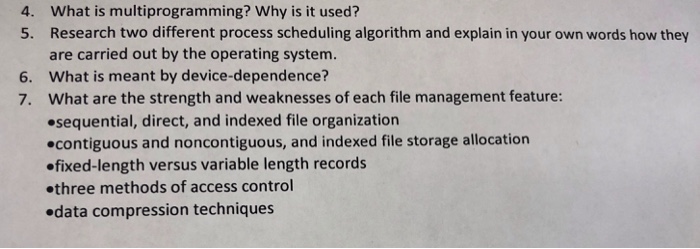  What is multiprogramming? Why is it used? Research two different process