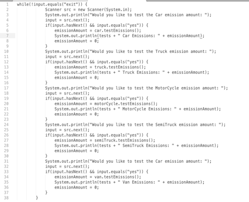 Code Fragment-1: Part a (5 pts): Select a Code Smell: 1.