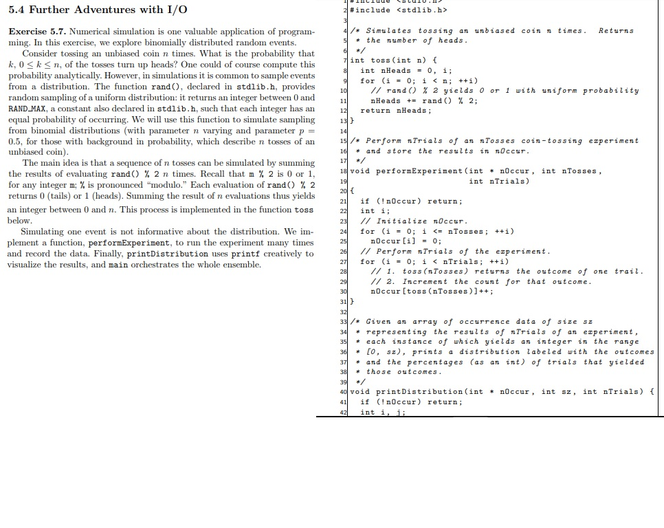 a program that reads strings from stdin and computes the integer mean