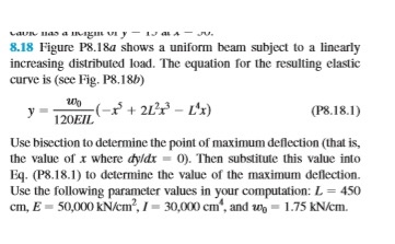  We are to write a script using the Bisection Method using