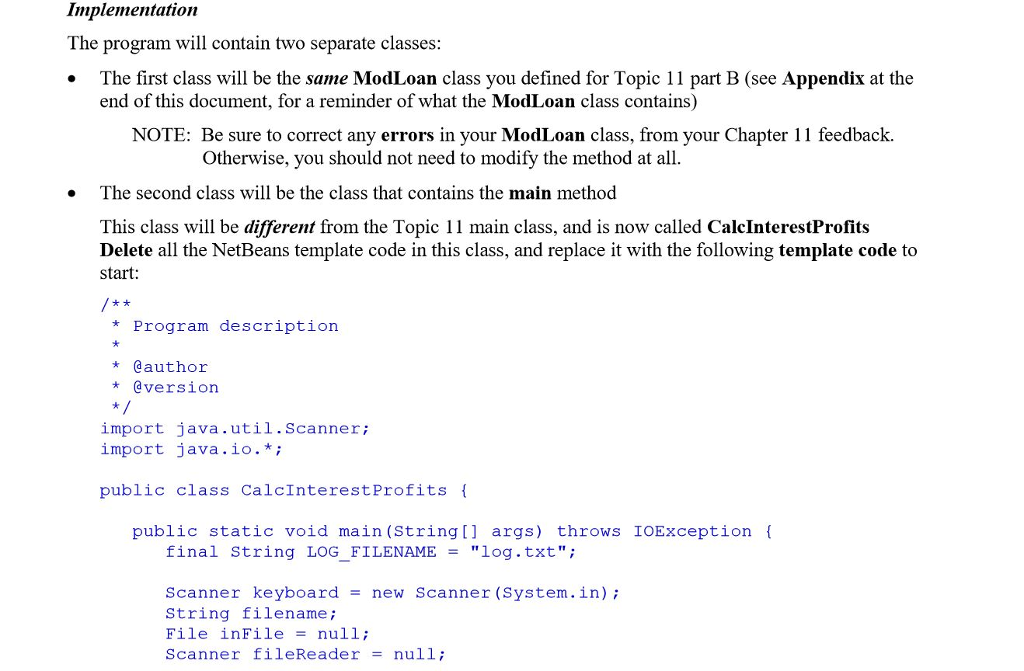 no leading zeros in it private double loanAmount;// amount borrowed for mortgage