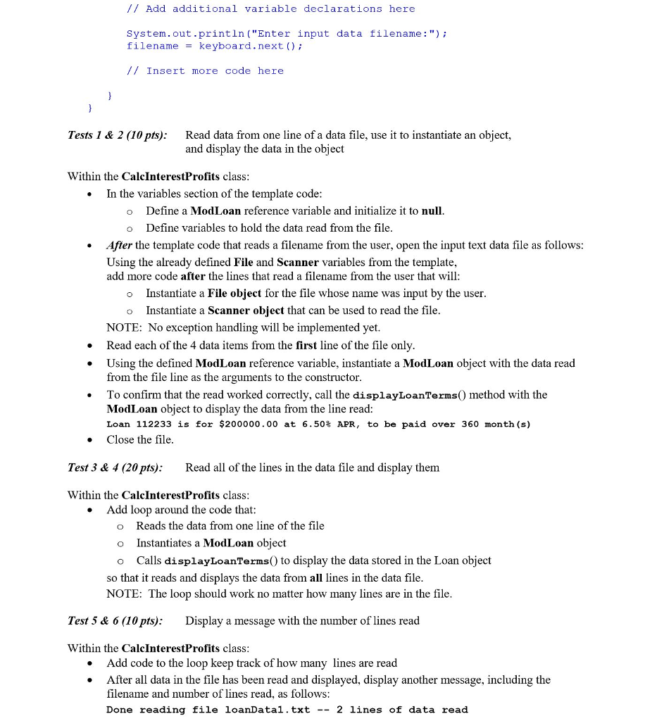 private double interestRate ;// annual interest rate (i.e. 4.5 for 4.5%) private