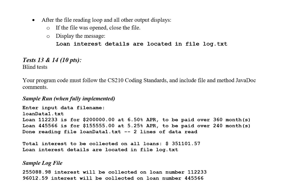 loanAmount=0.0; } //overload constructor public ModLoan(int loanNumber,double loanAmount,double interestRate,int termMonths) { this.interestRate=