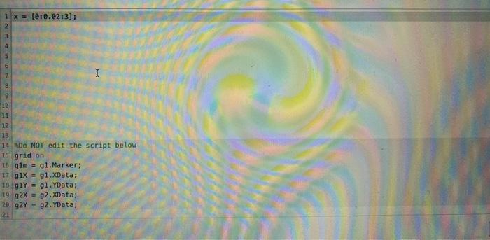 to compute f for the provided values of x. Assign the result