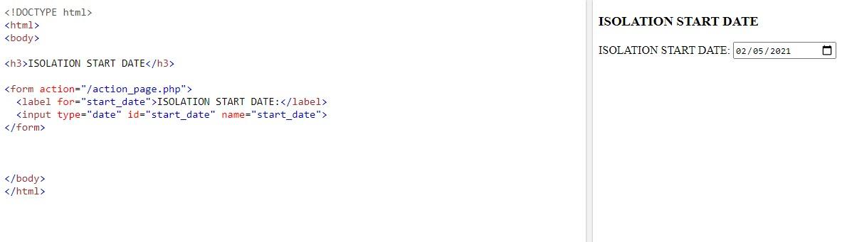 HTML I need to write an HTML code that returns the entered