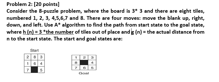 please solve it in paper , thanks in advance Problem 2: [20
