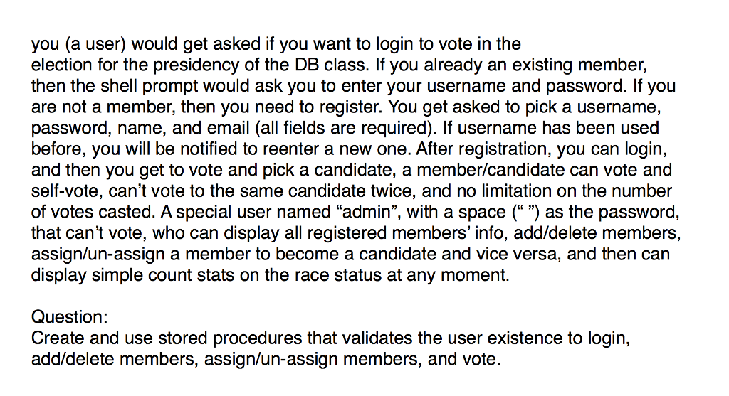  Simple answer plz. you (a user) would get asked if you