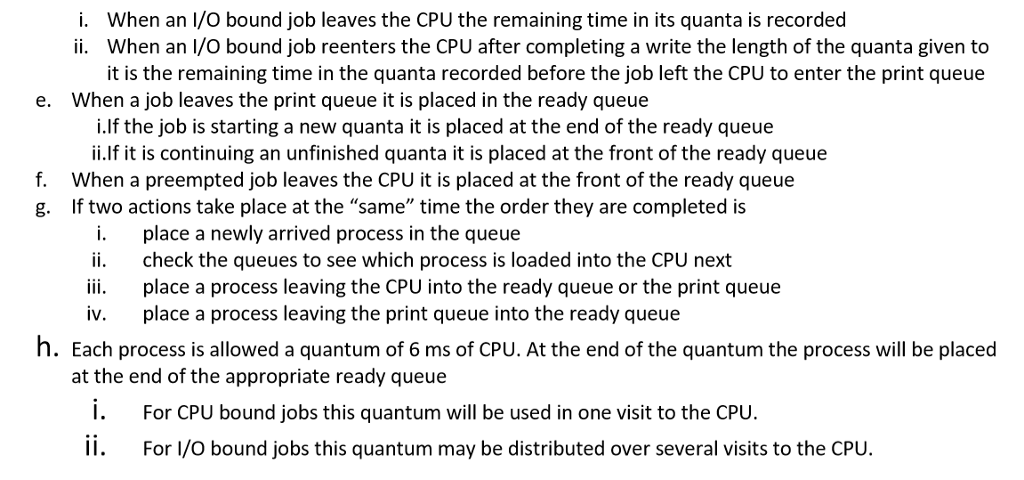 job D arrive at a computer center at the times shown in