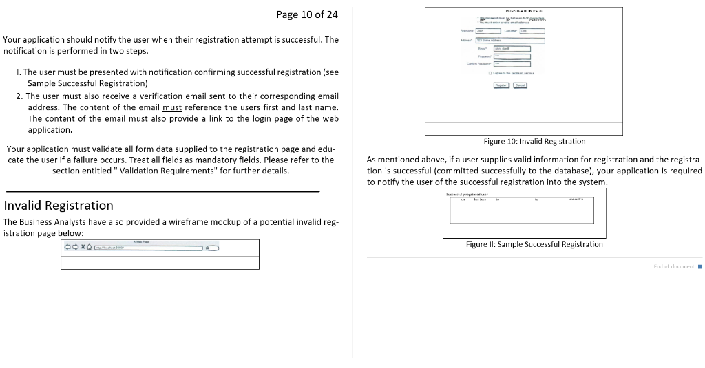 that requires a user to be successfully logged in first o occurs