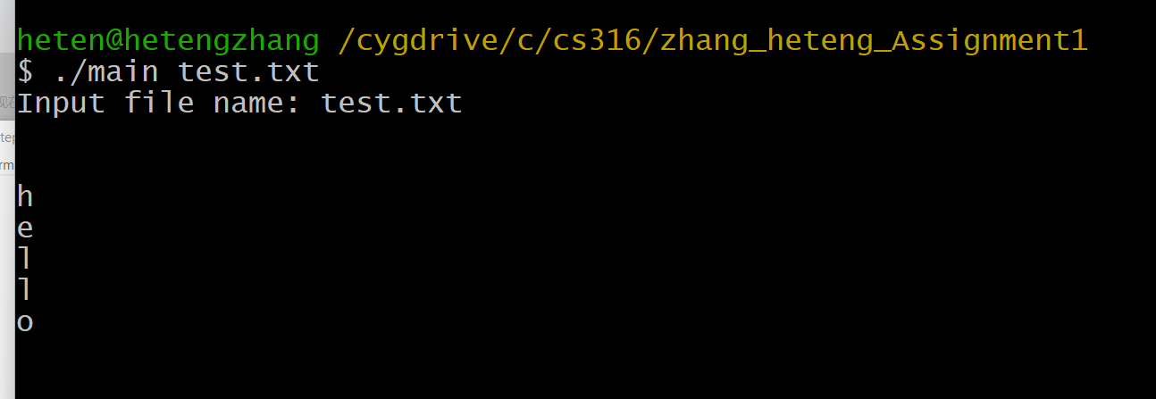 line test.txt - Notepad File Edit Format View Help A hello heten@hetengzhang