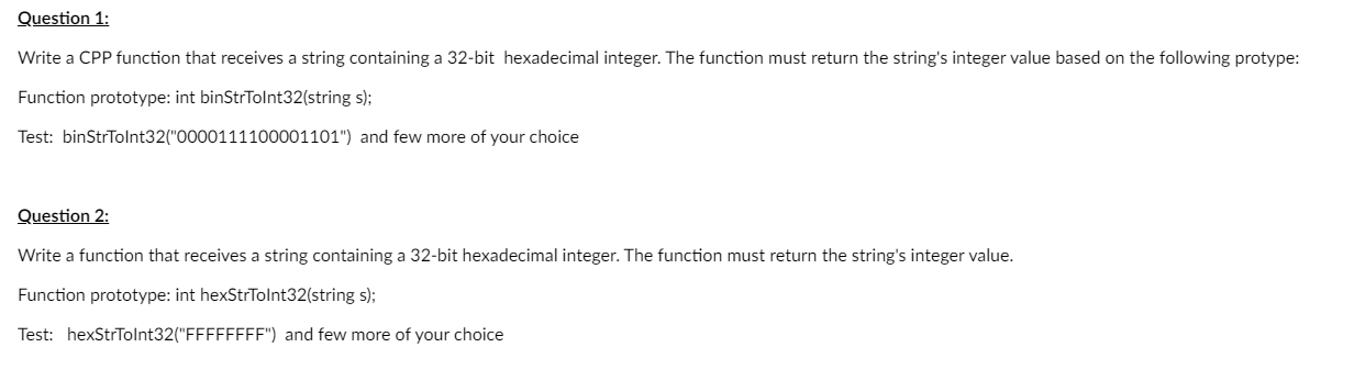 Answer in C++ please. If the answer is correct you will get