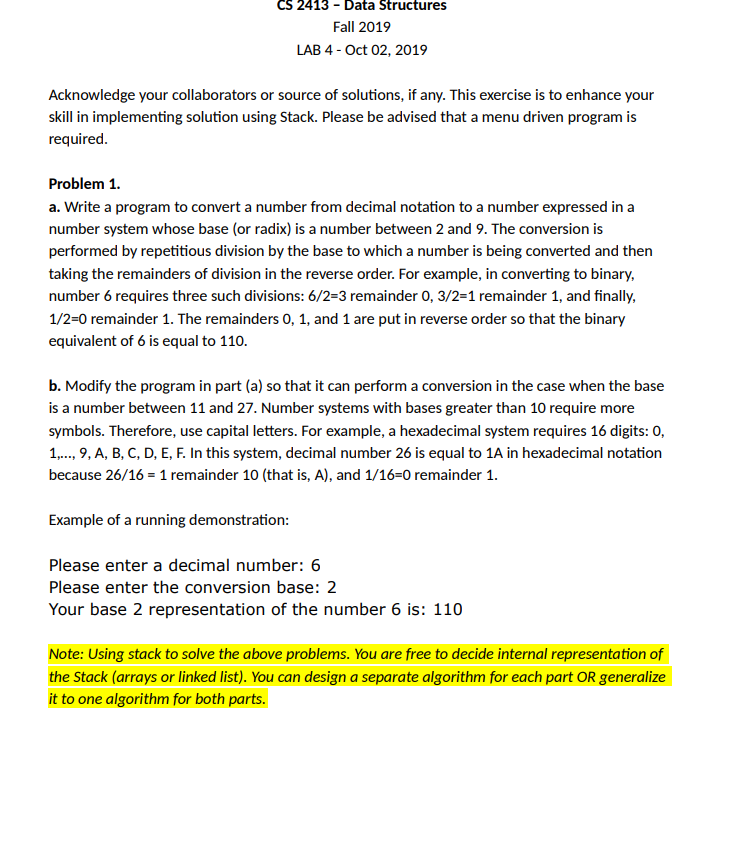 please use C++ to solve C5 2413 - Data Structures Fall