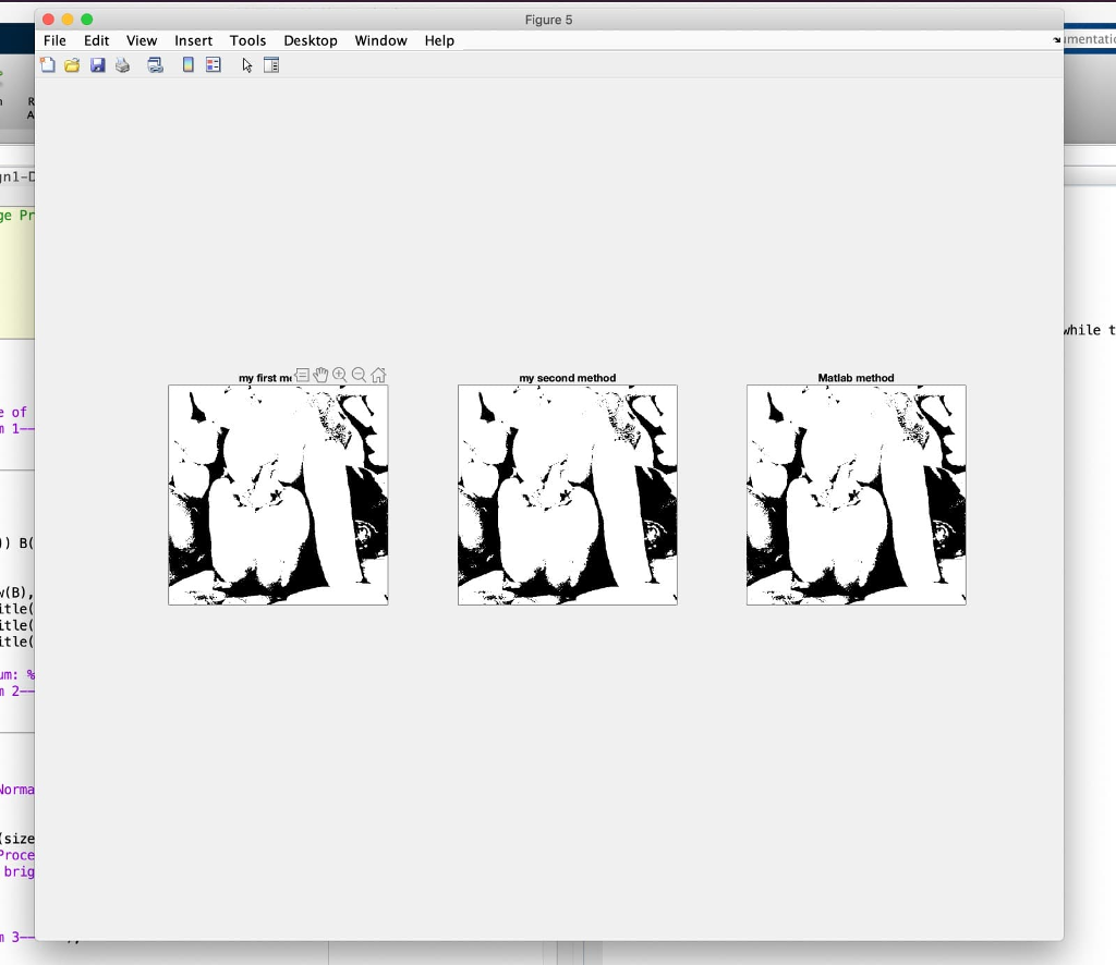 on the original normalized grayscale image C. A threshold 0.3 is chosen