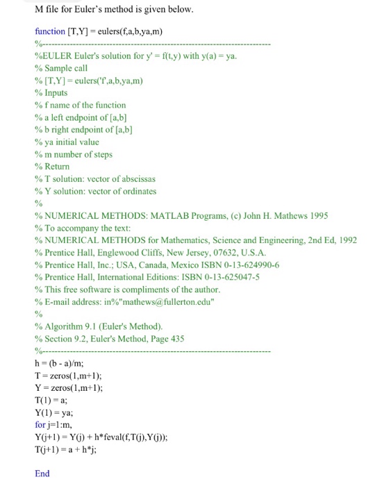 to dy/dx-f (x, y(x)). Consider the following differential equations dy dx y(O)