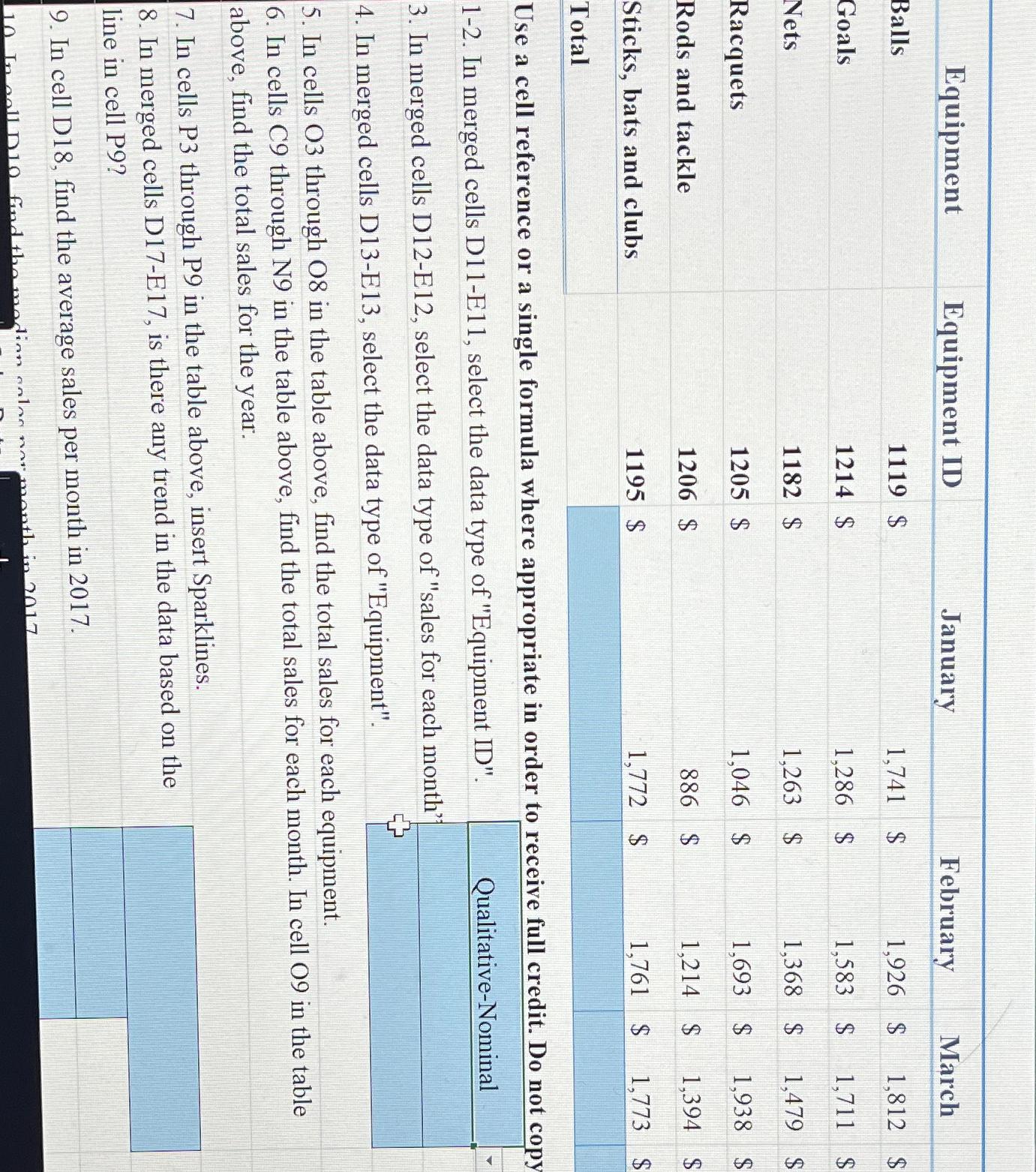  Use a cell reference or a single formula where appropriate in