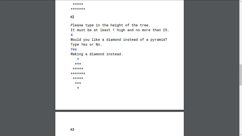 run all the example in your program to make sure you get