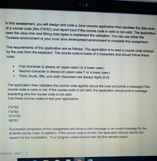System.out.println ("Teacher's Copy"); 23 run: Teacher's Copy Enter a course code to