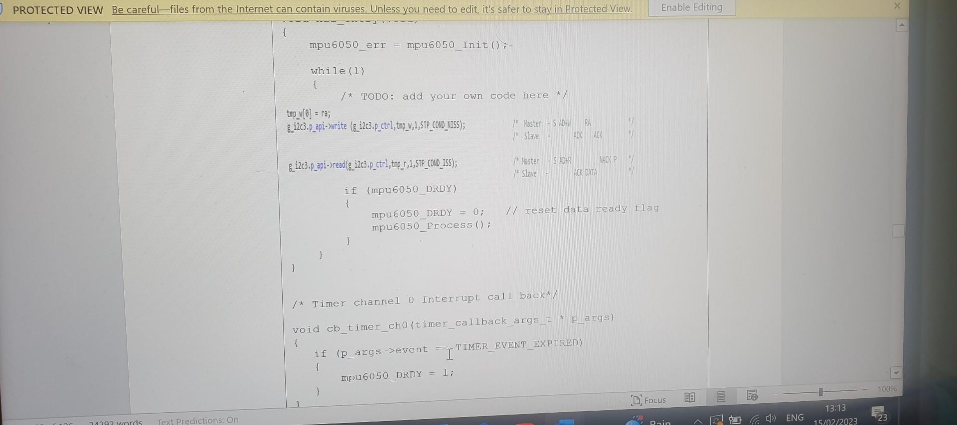 SSP platform under e2 Studio ISDE. This thread has a sf_audio_playback_semaphore that