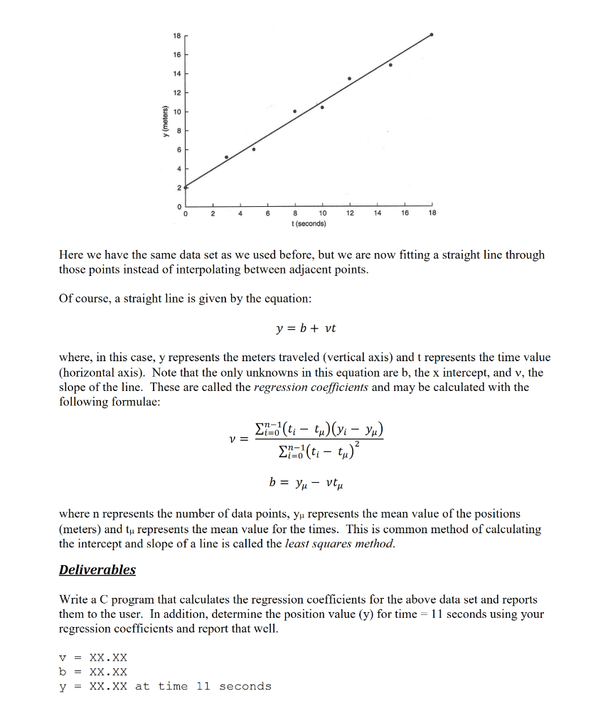 more powerful technique for estimating linear data is called linear regression. The